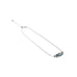 Sandstone Flame | .925 Sterling Silver | Firefly Glass Infinity Clasp Necklace